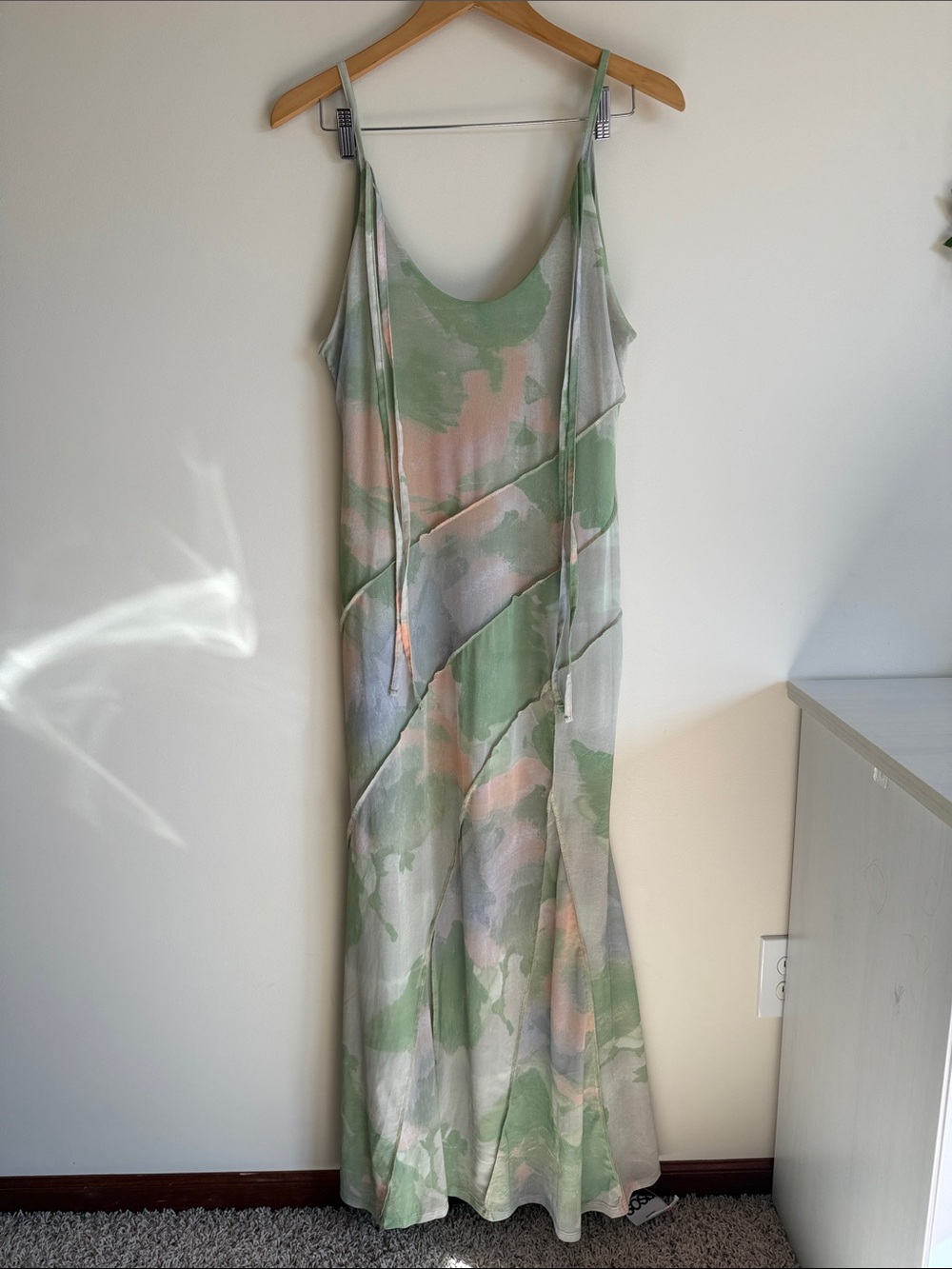 ASOS Fully Lined Mesh Dress New With Tags Green